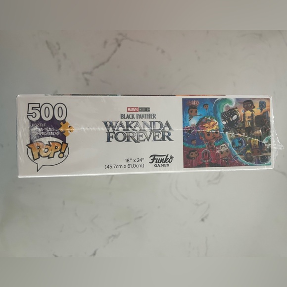 Funko Pop! Marvel Black Panther Wakanda Forever 500-Piece Puzzle – New in Box - Picture 5 of 9